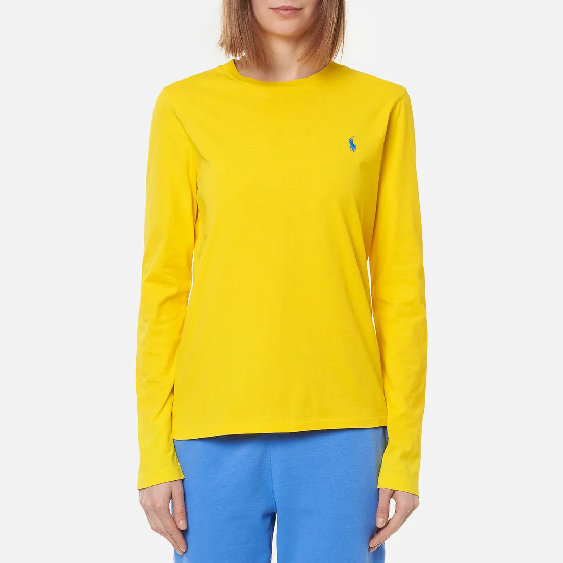 Polo Ralph Lauren Женский лонгслив Crew Neck 30/1 Cotton Jersey