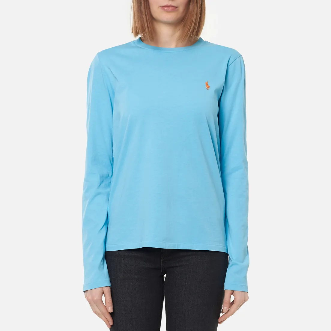 Polo Ralph Lauren Женский лонгслив Crew Neck 30/1 Cotton Jersey