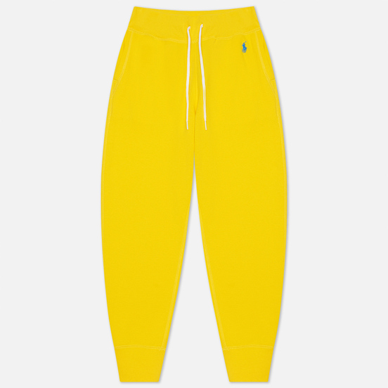 Женские брюки Polo Ralph Lauren Polo Pony Mini Logo Ankle Featherweight Fleece University Yellow