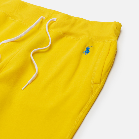 Женские брюки Polo Ralph Lauren Polo Pony Mini Logo Ankle Featherweight Fleece University Yellow