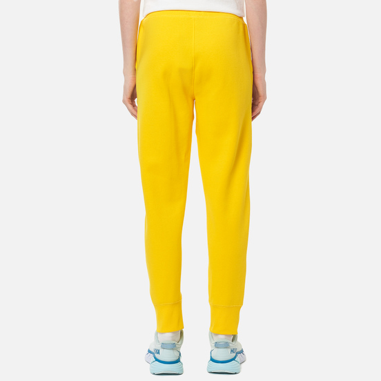 Женские брюки Polo Ralph Lauren Polo Pony Mini Logo Ankle Featherweight Fleece University Yellow