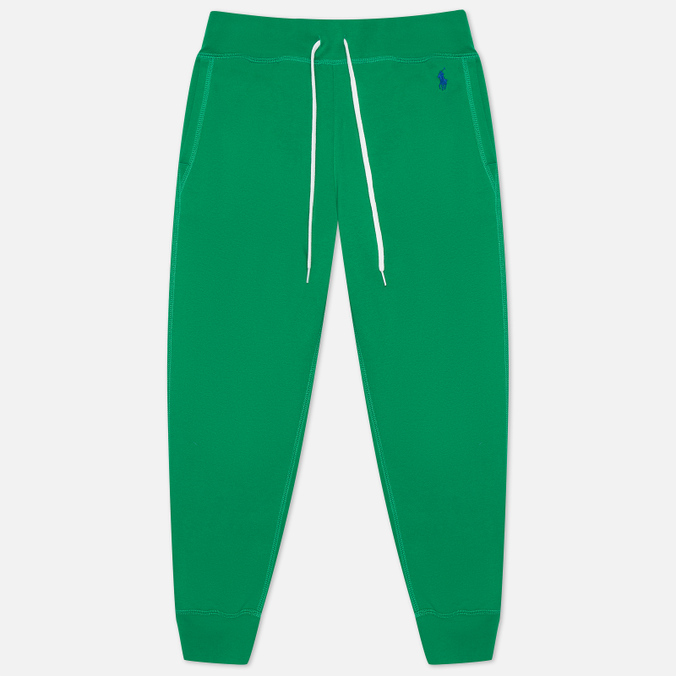 Женские брюки Polo Ralph Lauren, цвет зелёный, размер S 211-780215-016 Polo Pony Mini Logo Ankle Featherweight Fleece - фото 1