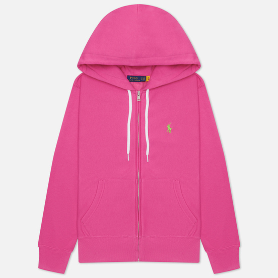 Женская толстовка Polo Ralph Lauren Featherweight Fleece Zip Hoodie Peony