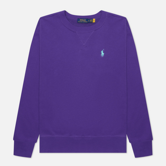 Женская толстовка Polo Ralph Lauren Polo Pony Mini Logo Featherweight Fleece Purple Rage