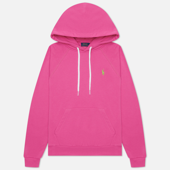 Женская толстовка Polo Ralph Lauren Polo Pony Mini Logo Hoodie Featherweight Fleece Peony