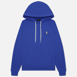 Женская толстовка Polo Ralph Lauren Polo Pony Mini Logo Hoodie Featherweight Fleece Royal Navy
