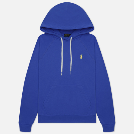 Женская толстовка Polo Ralph Lauren Polo Pony Mini Logo Hoodie Featherweight Fleece цвет синий размер S 5250₽