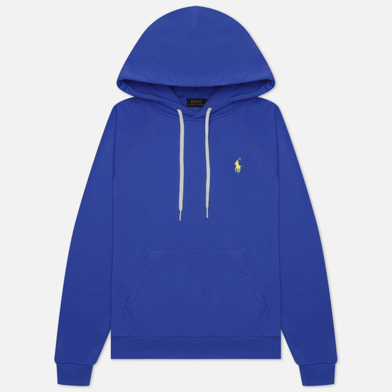 Женская толстовка Polo Ralph Lauren Polo Pony Mini Logo Hoodie Featherweight Fleece Royal Navy