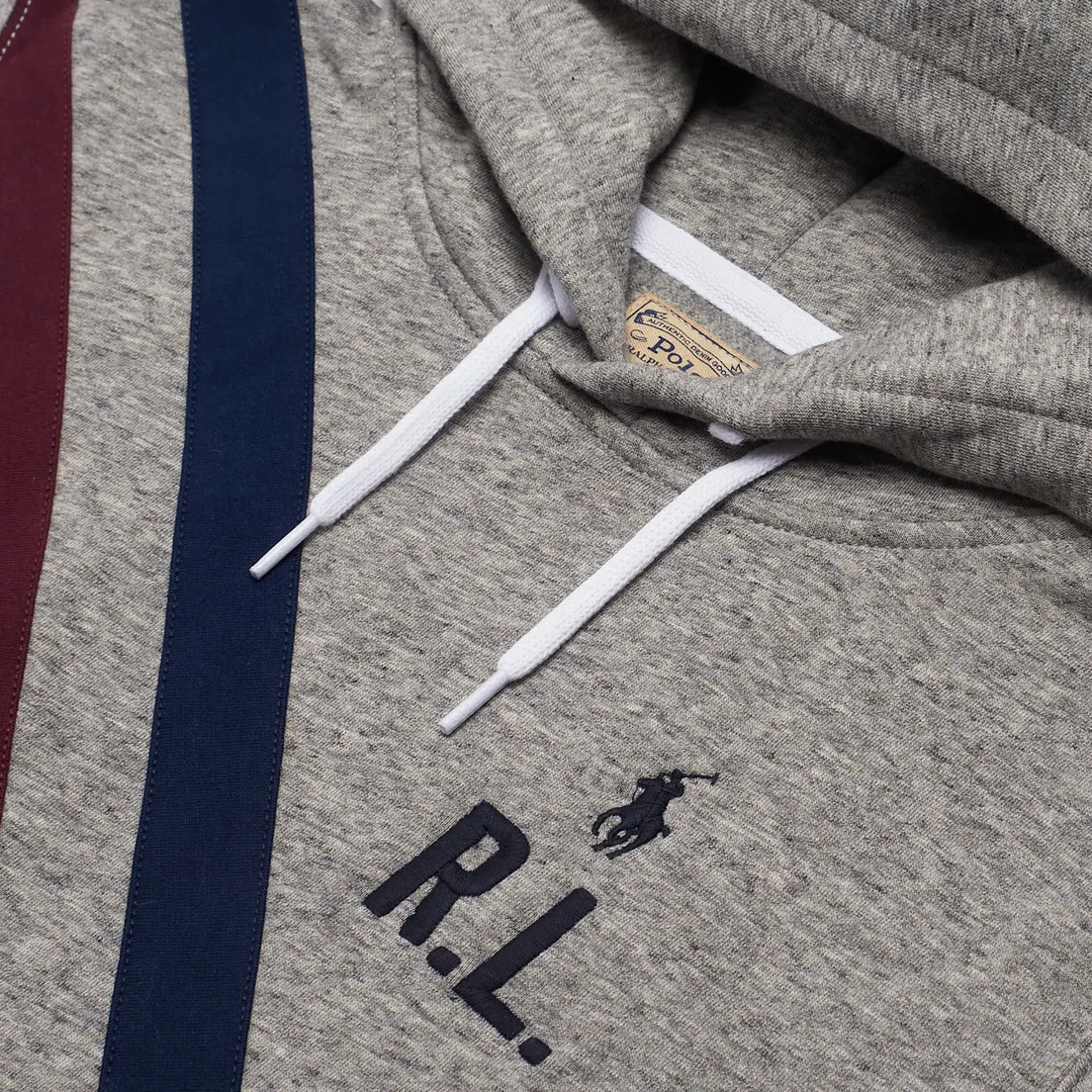 Polo Ralph Lauren Женская толстовка Two Stripe R.L. Hoodie Featherweight Fleece