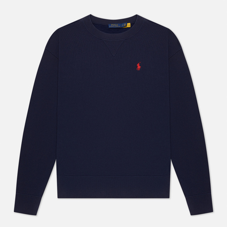 Женская толстовка Polo Ralph Lauren Embroidered Pony Crew Neck цвет синий размер XS 5100₽