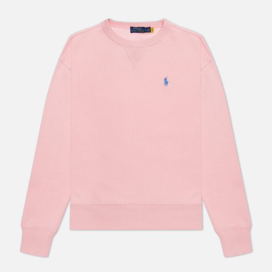 Женская толстовка Polo Ralph Lauren Embroidered Pony Crew Neck Resort Pink