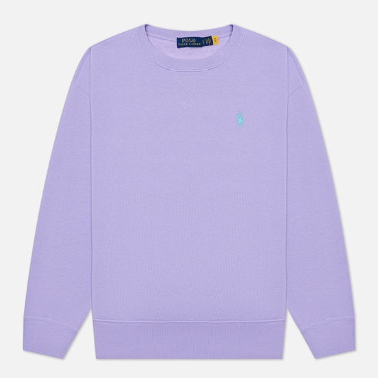 Женская толстовка Polo Ralph Lauren Embroidered Pony Crew Neck Cruise Lavendar
