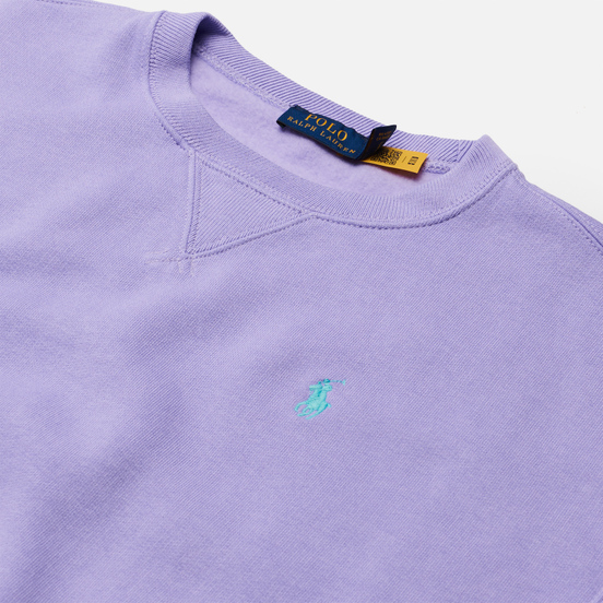 Женская толстовка Polo Ralph Lauren Embroidered Pony Crew Neck Cruise Lavendar