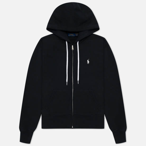 Женская толстовка Polo Ralph Lauren Full-Zip Fleece Hoodie Black