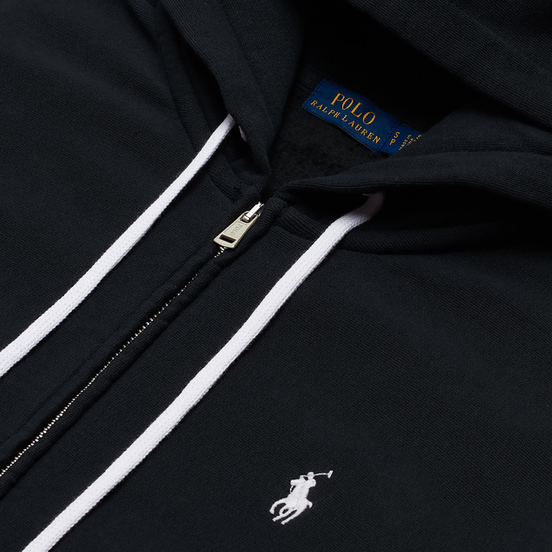 Женская толстовка Polo Ralph Lauren Full-Zip Fleece Hoodie Black
