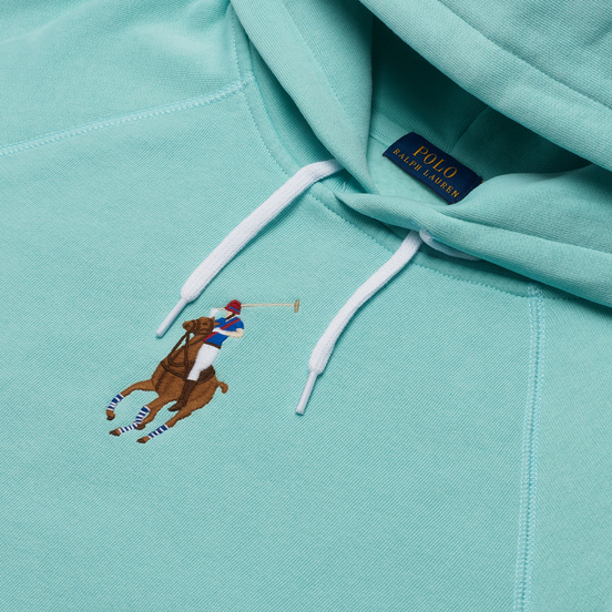 Женская толстовка Polo Ralph Lauren Big Pony Embroidered Hoodie Parakeet