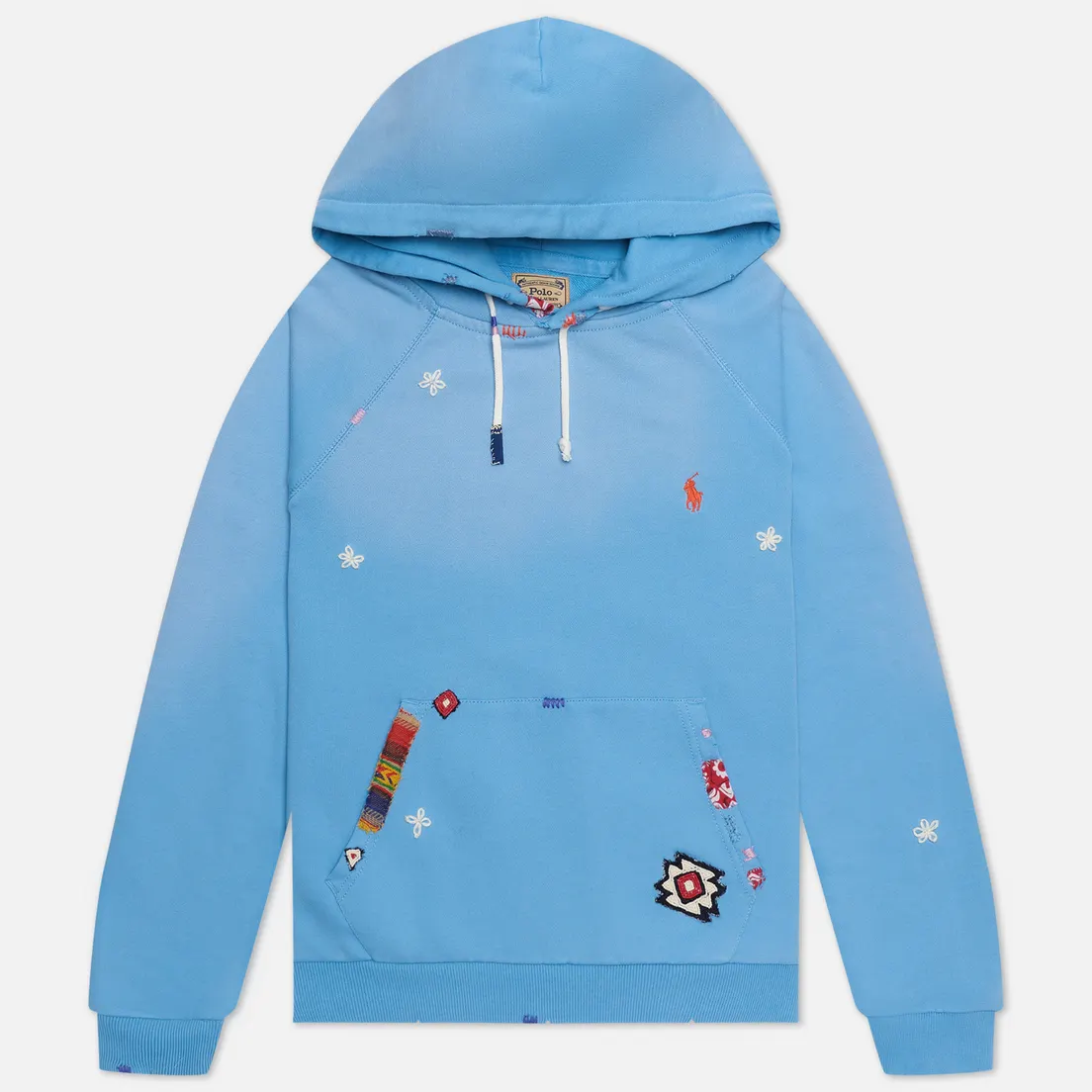 Polo Ralph Lauren Женская толстовка Patchwork Loopback Fleece Hoodie