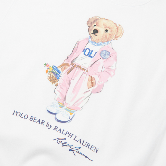 Женская толстовка Polo Ralph Lauren Picnic Polo Bear White
