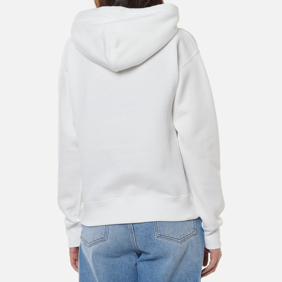 Женская толстовка Polo Ralph Lauren Ombre Logo Fleece Panel Hoodie White
