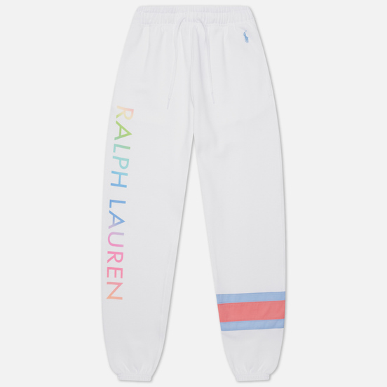 Женские брюки Polo Ralph Lauren Ombre Polo Sport Fleece Jogger White