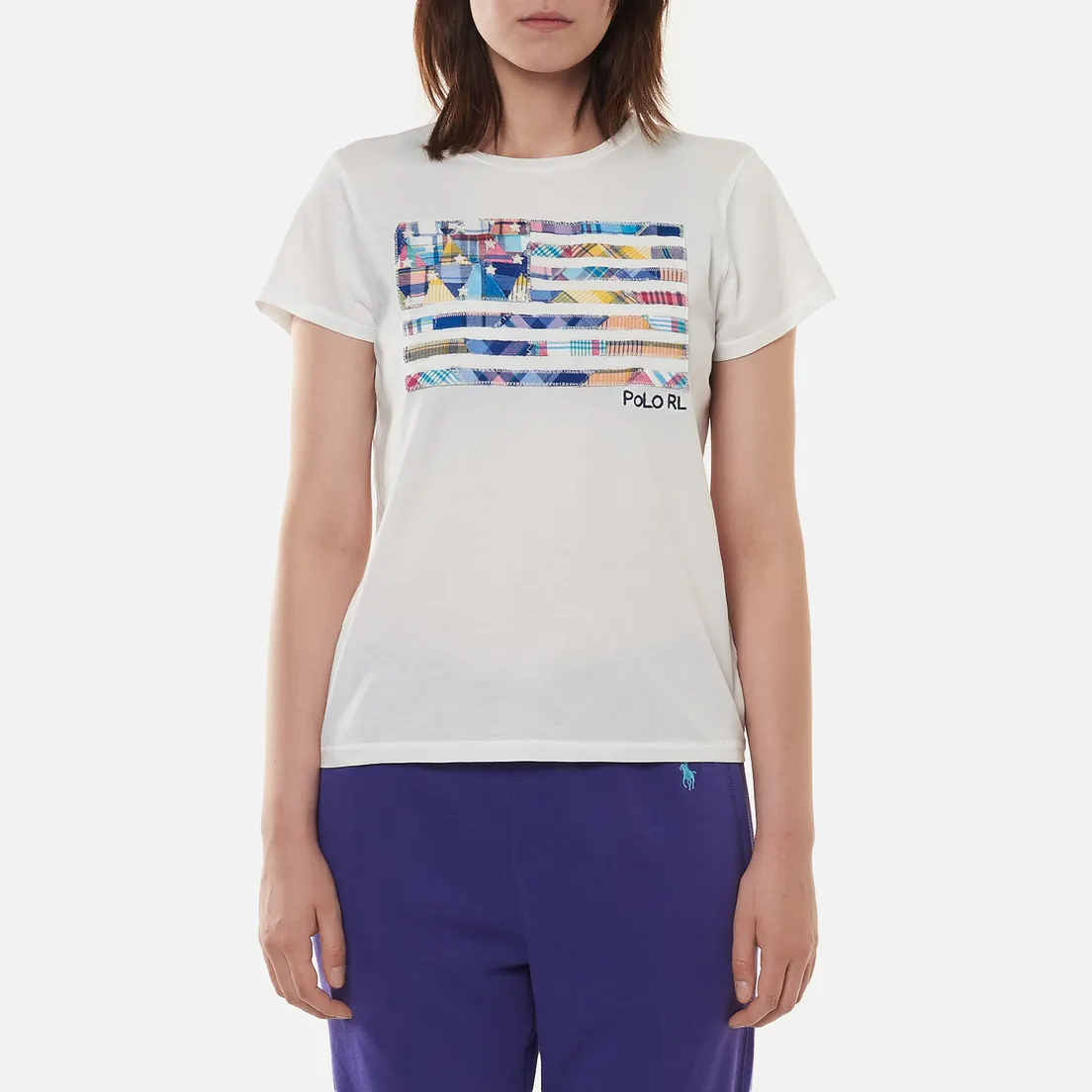 Polo Ralph Lauren Женская футболка Madras-Flag