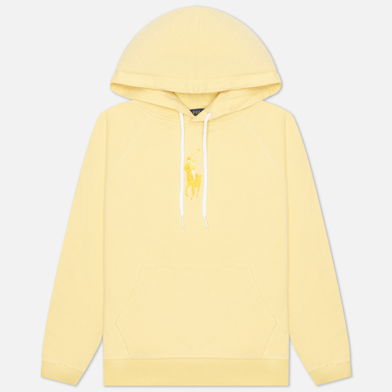 Женская толстовка Polo Ralph Lauren Big Pony Loopback Fleece Hoodie Wicket Yellow