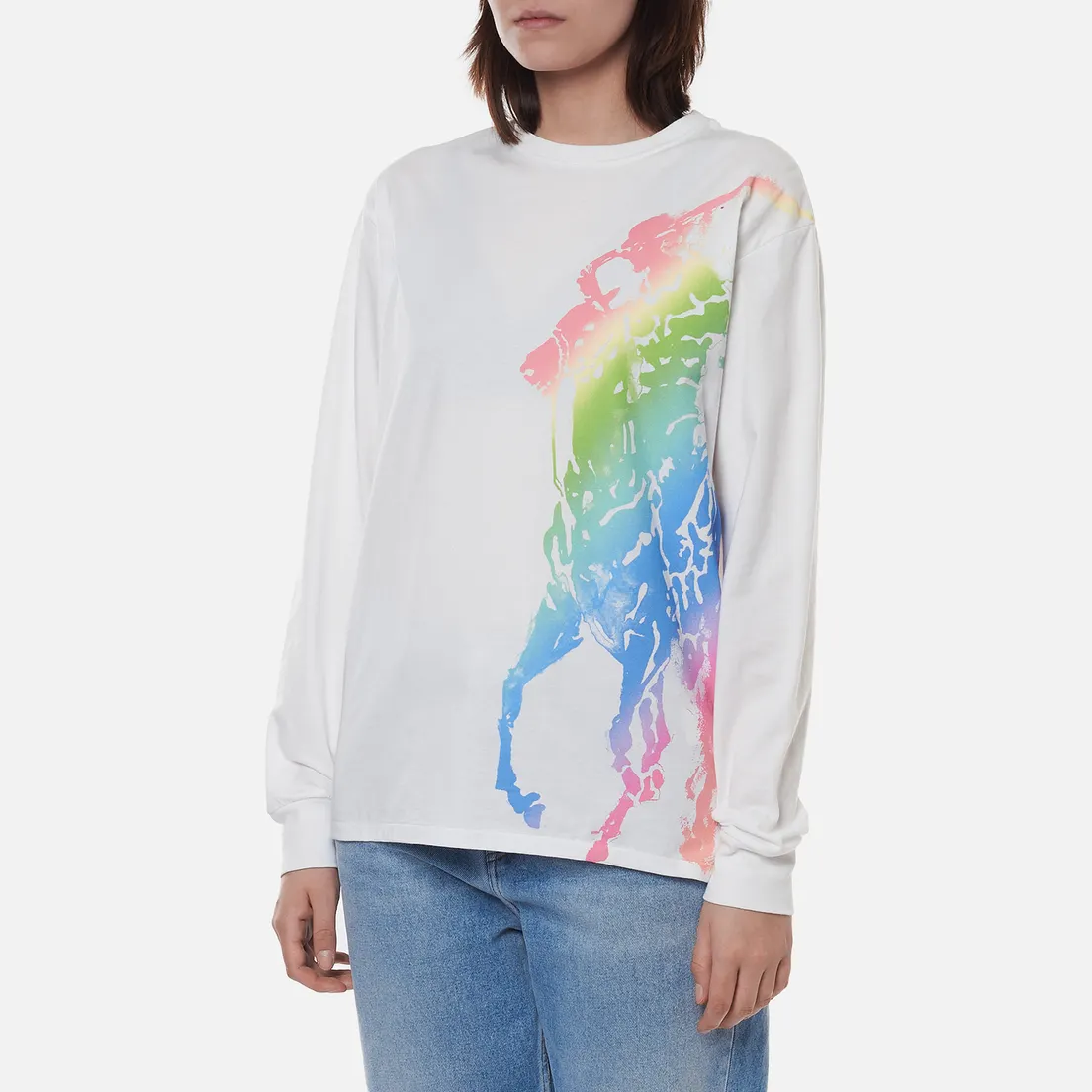 Polo Ralph Lauren Женский лонгслив Ombre Pony