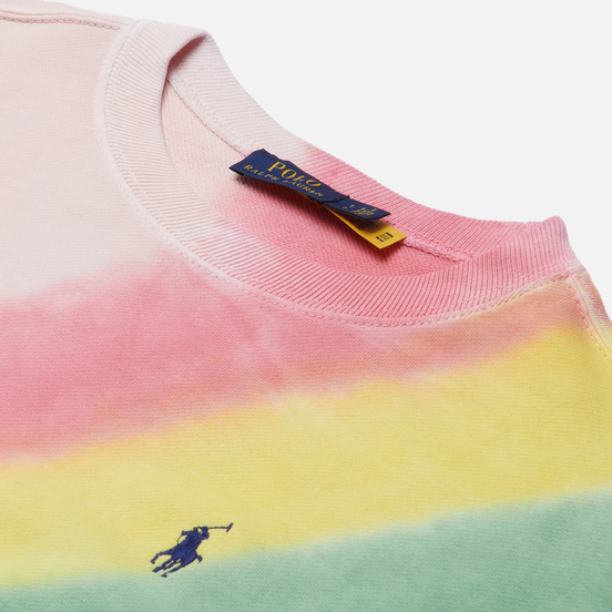 Женская толстовка Polo Ralph Lauren Tie-Dye Relaxed Fit Loopback Fleece Stripe Tie Dye