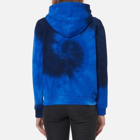 Женская толстовка Polo Ralph Lauren Spiral Tie-Dye Terry Hoodie Blue Ocean Spiral