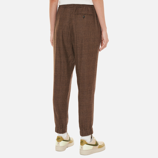Женские брюки Polo Ralph Lauren Tweed Jogger Brown/Tan Glen Plaid