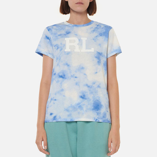 Женская футболка Polo Ralph Lauren Bleached RL Bleached Indigo