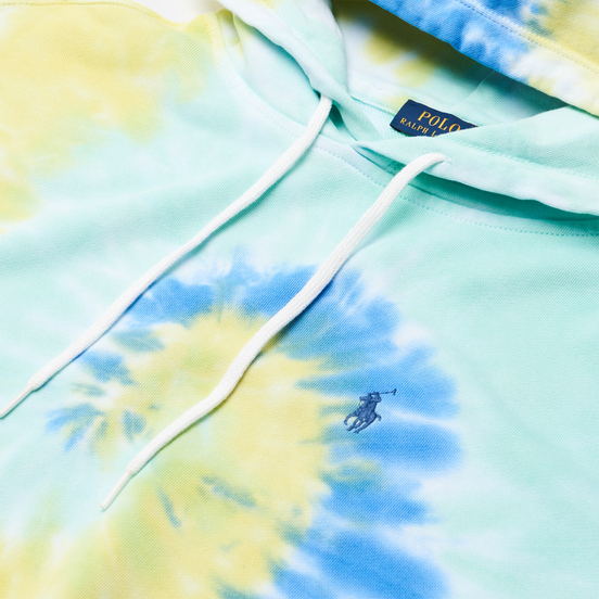 Женская толстовка Polo Ralph Lauren Spiral Tie-Dye Relaxed Hoodie Tie Dye