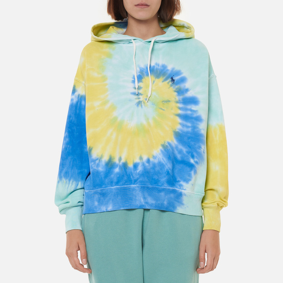 Женская толстовка Polo Ralph Lauren Spiral Tie-Dye Relaxed Hoodie Tie Dye