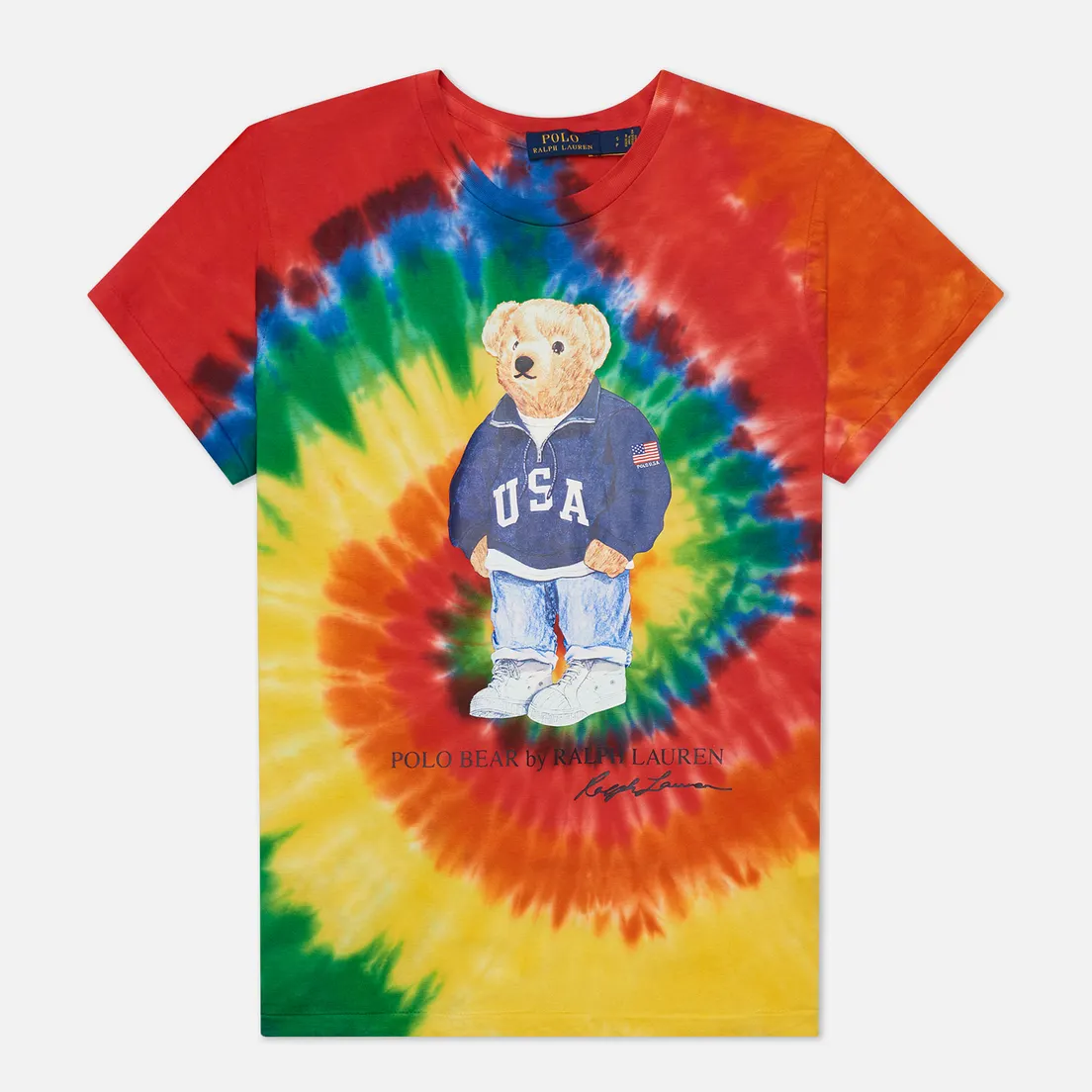 Polo Ralph Lauren Женская футболка Polo Bear Tie-Dye
