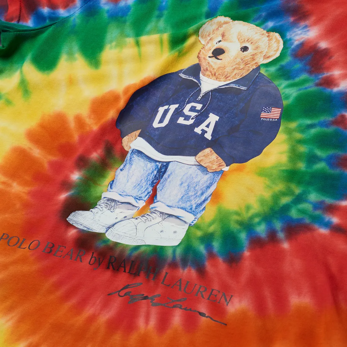Polo Ralph Lauren Женская футболка Polo Bear Tie-Dye