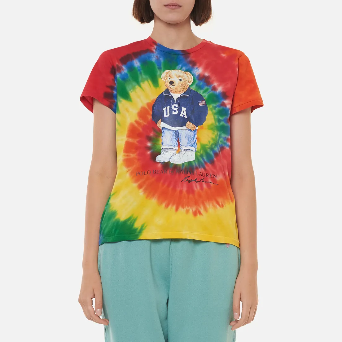 Polo Ralph Lauren Женская футболка Polo Bear Tie-Dye