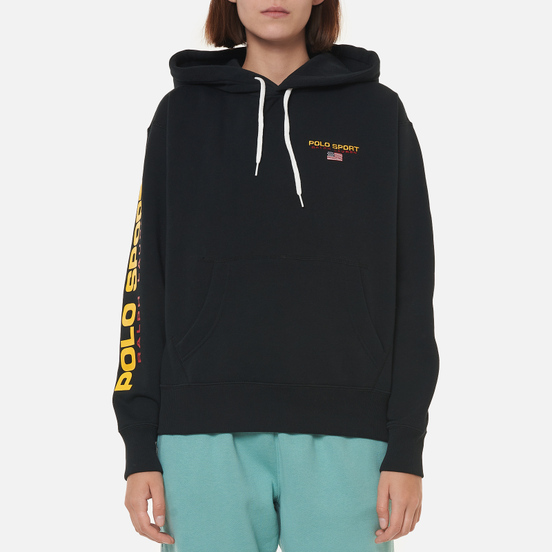 Женская толстовка Polo Ralph Lauren Polo Sport Vintage Hoodie Black
