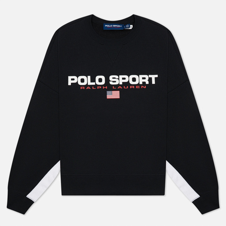 Женская толстовка Polo Ralph Lauren Polo Sport Crew Neck цвет чёрный размер XS 9100₽