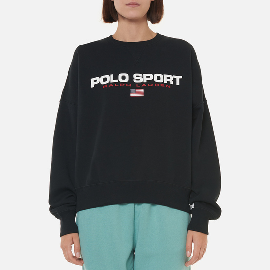 Женская толстовка Polo Ralph Lauren Polo Sport Crew Neck Black/White