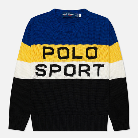 Женский свитер Polo Ralph Lauren Polo Sport Colour-Blocked, цвет чёрный, размер S