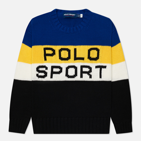 Женский свитер Polo Ralph Lauren Polo Sport Colour-Blocked цвет чёрный размер S 9350₽