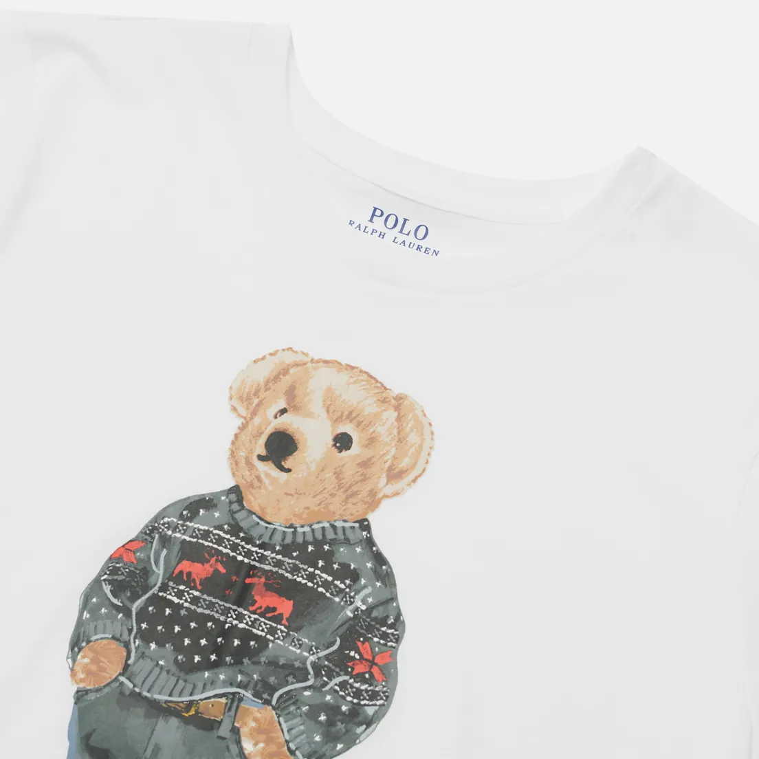 Polo Ralph Lauren Женская футболка Fair Isle Polo Bear