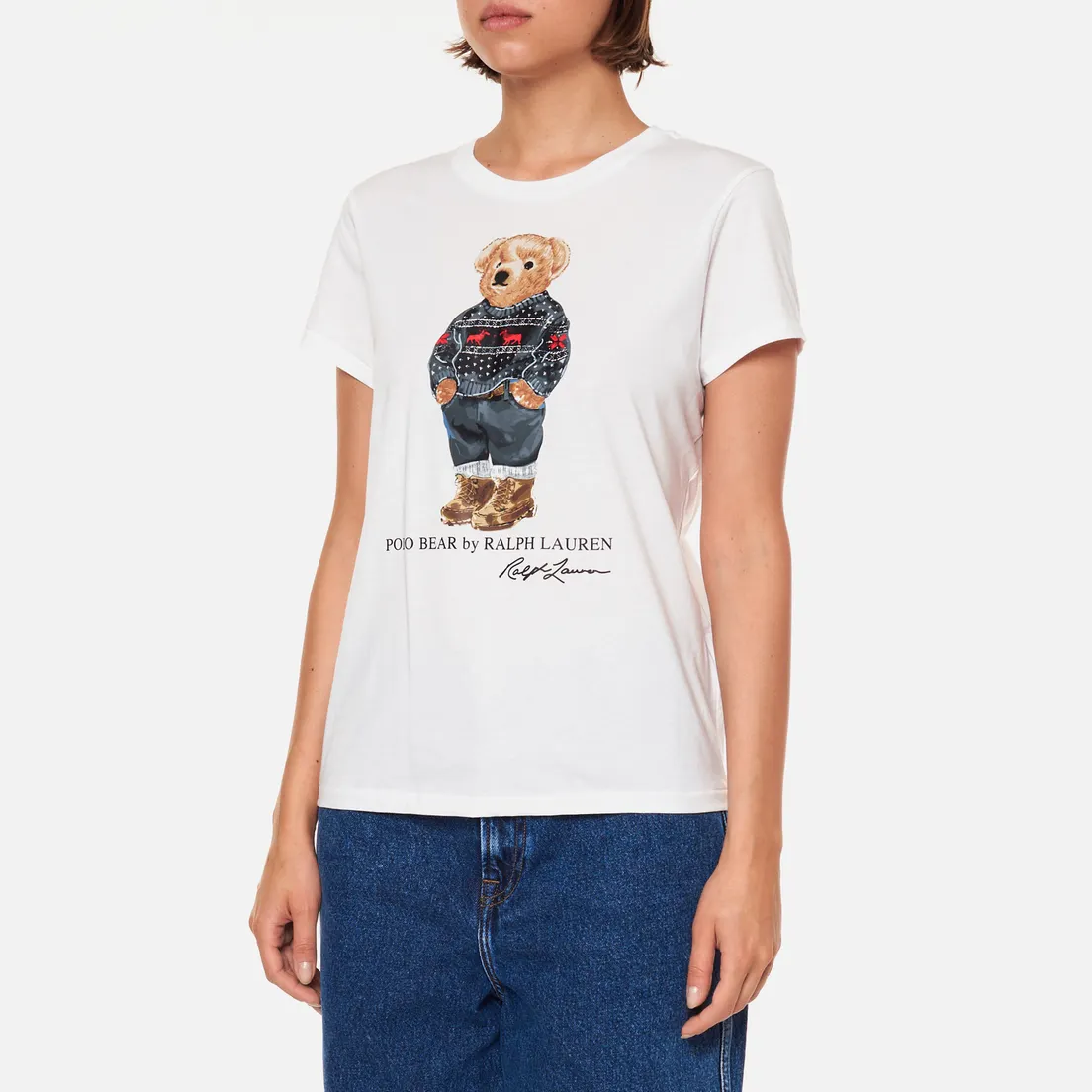 Polo Ralph Lauren Женская футболка Fair Isle Polo Bear