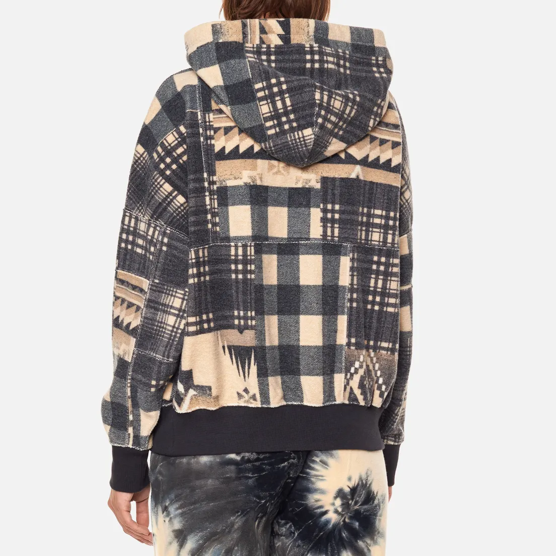 Polo Ralph Lauren Женская толстовка Patchwork Reverse Fleece Hoodie