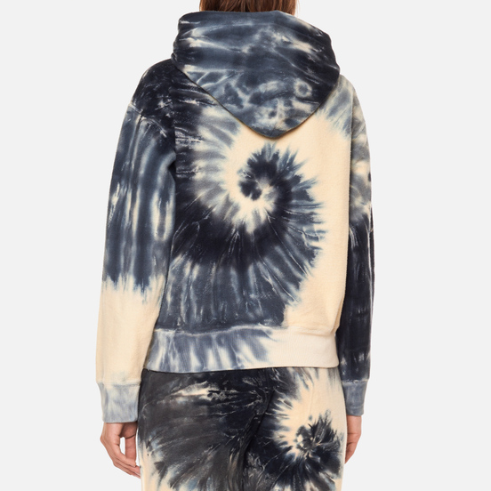 Женская толстовка Polo Ralph Lauren Spiral Tie-Dye Loopback Fleece Hoodie Grey Spiral Tie-Dye