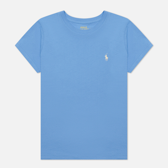 Женская футболка Polo Ralph Lauren, цвет голубой, размер M