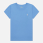 Женская футболка Polo Ralph Lauren Essential Crew Neck Embroidered Pony Summer Blue фото - 0