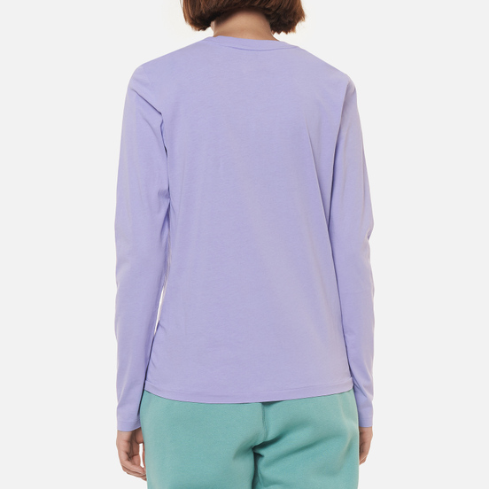 Женский лонгслив Polo Ralph Lauren Essential Crew Neck Embroidered Pony Cruise Lavendar