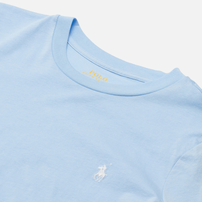 Женский лонгслив Polo Ralph Lauren, цвет голубой, размер XS 211-847074-013 Essential Crew Neck Embroidered Pony - фото 2