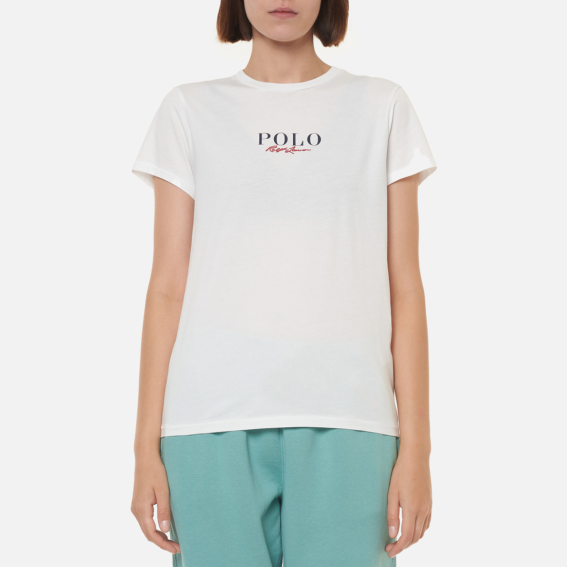 Polo Ralph Lauren Женская футболка Authentic Signature Crew Neck